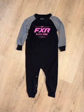 FXR Kids Black & Gray one piece